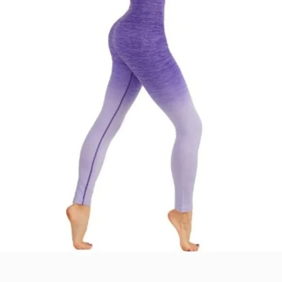 Yelete Purple Ombre Leggings - Picture 1 of 1